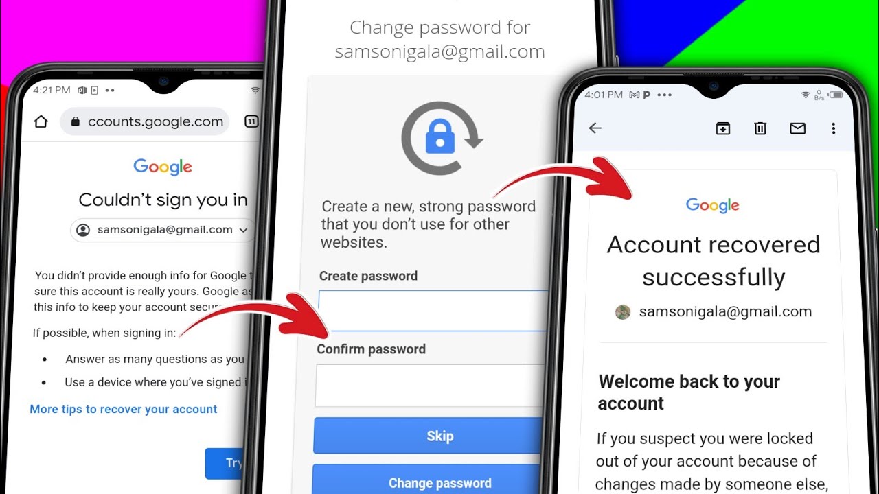 How to Recover Gmail Account Password without Recovery Email and Phone Number 2025