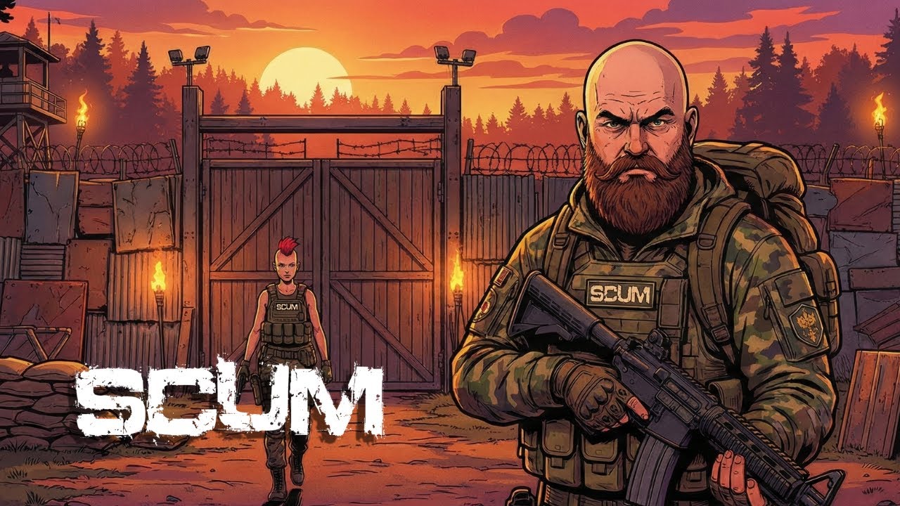 🔴 SCUM AO VIVO: Vamos Raidar e Expulsar nossos Vizinhos!