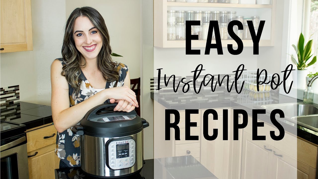 3 Beginner INSTANT POT Recipes - How to use the Instant Pot