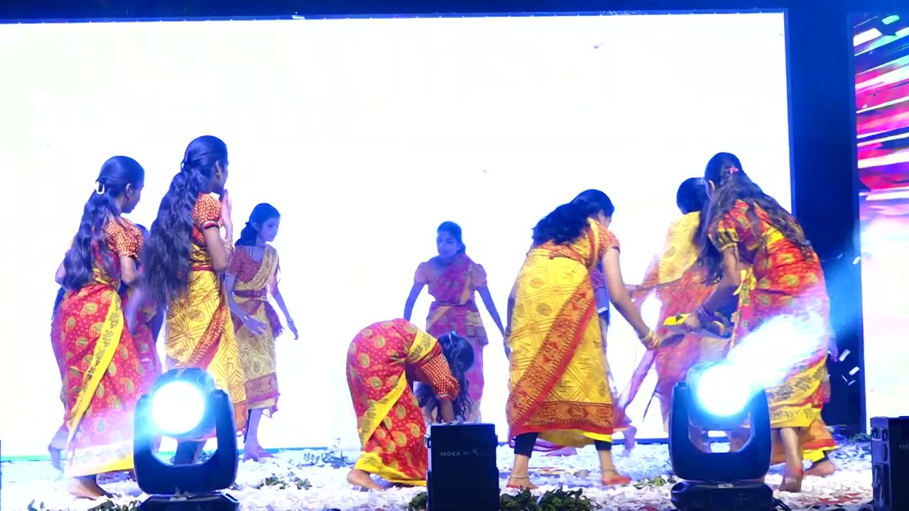 Telangana Festival Dance || Folk dance || Annual Day || Ensemble 2025 || IRA GLOBAL SCHOOL