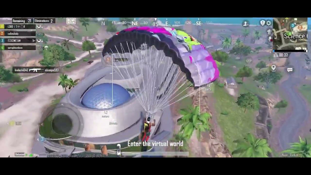 Nusa battle match #pubgmobile #battlegroundsmobileindia #bgmigameplay #bgmi #nusa 