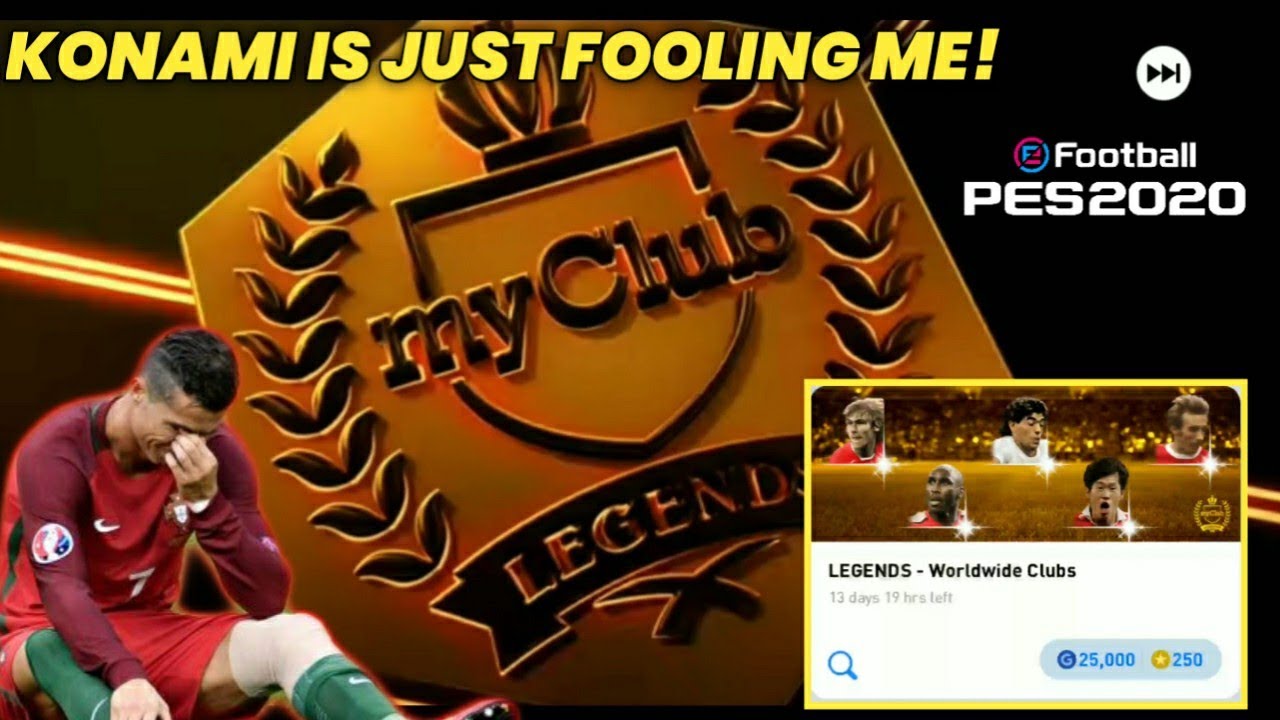European clubs legends box draw pack opening | PES 2020 mobile