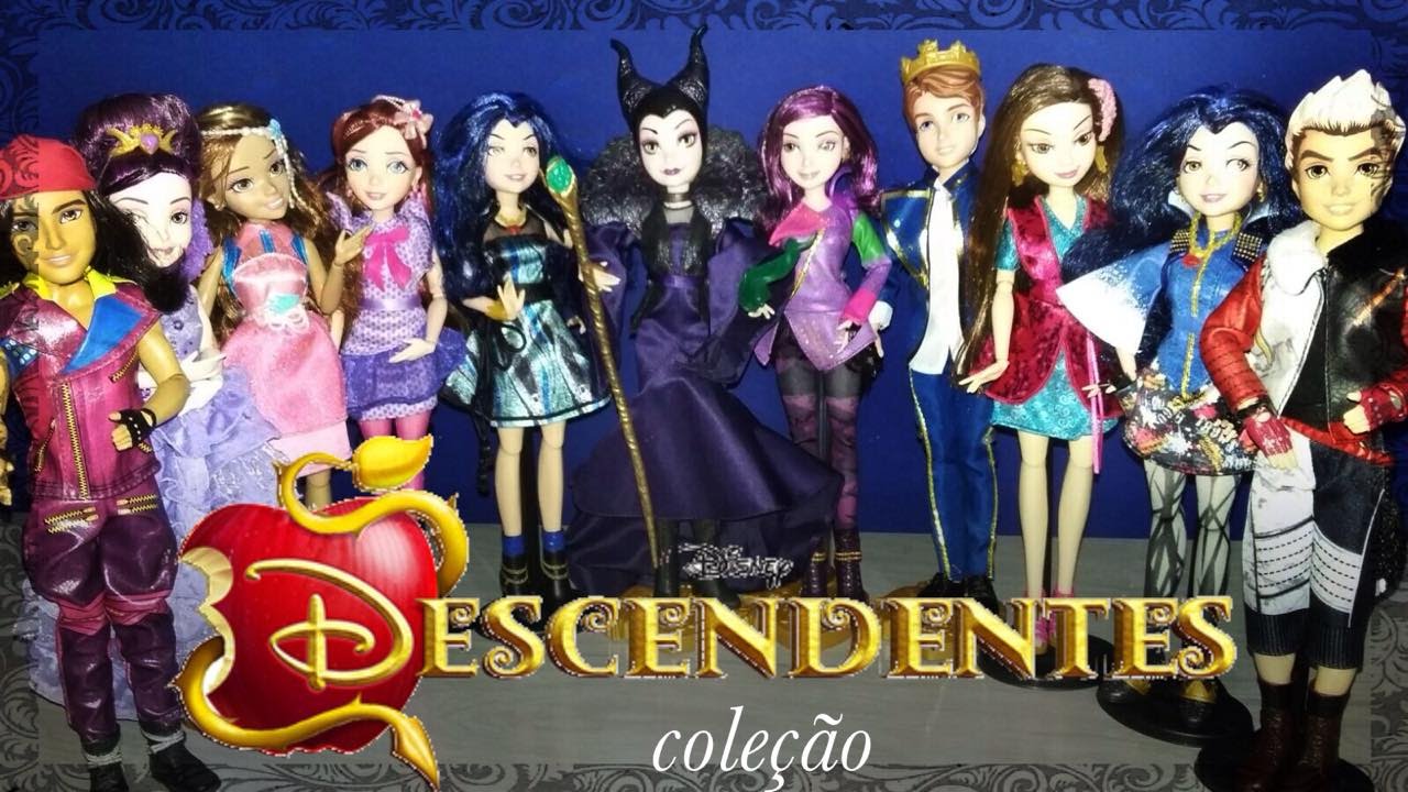 Descendentes - Minha coleção de bonecos Disney Descendants doll collection