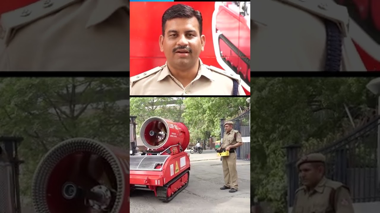 Delhi government procured remote-controlled fire fighting machines | #ArvindKejriwal #Delhi #shorts