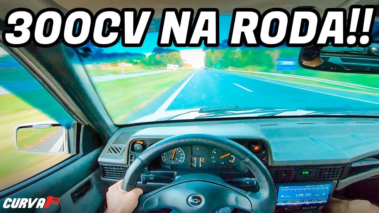 Me emprestou o Kadett Turbo Forjado, acelerei tudo!