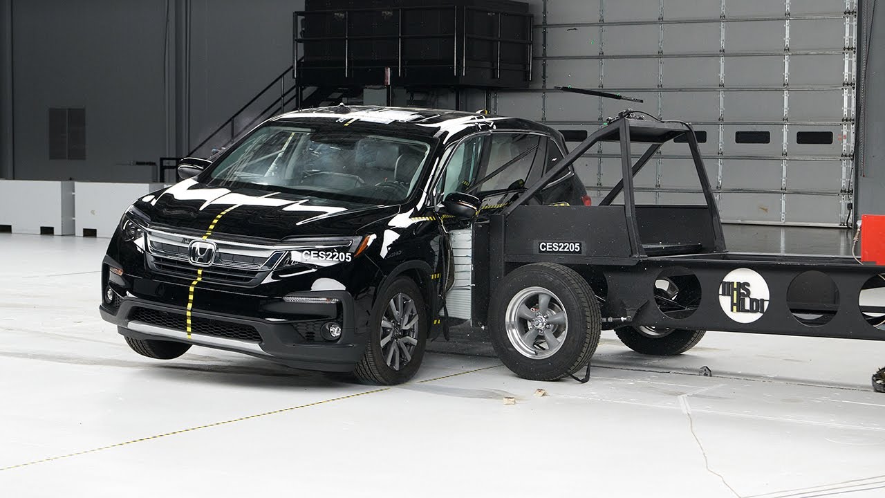 2022 Honda Pilot updated side IIHS crash test