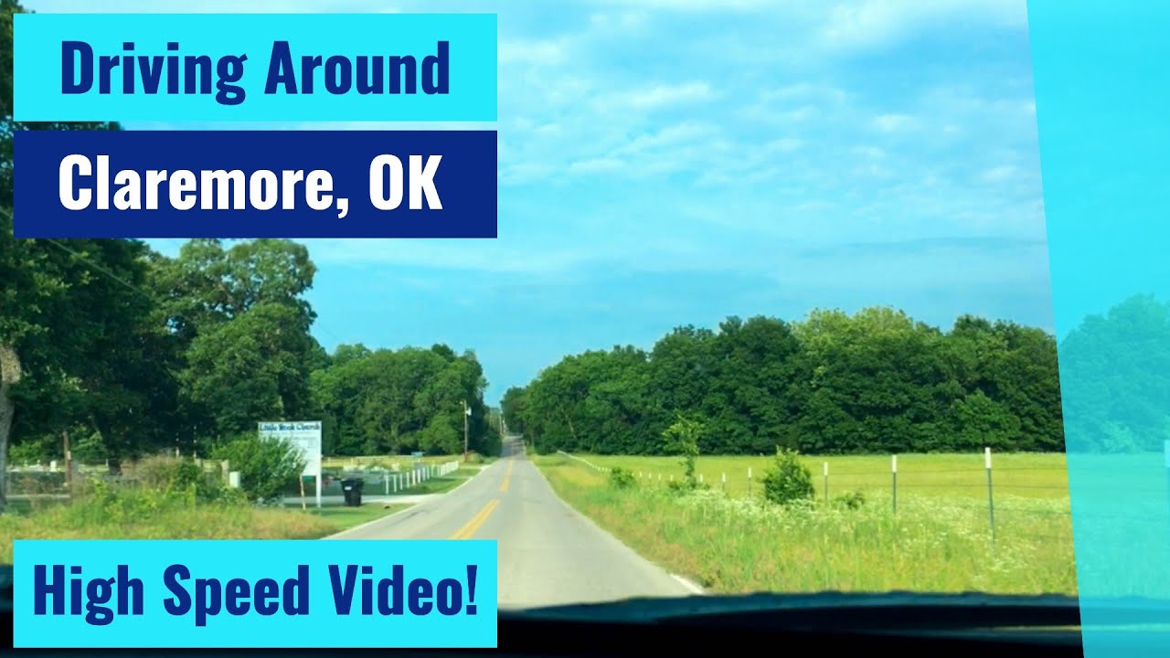 Driving Around Claremore, Oklahoma - High Speed Driving Video