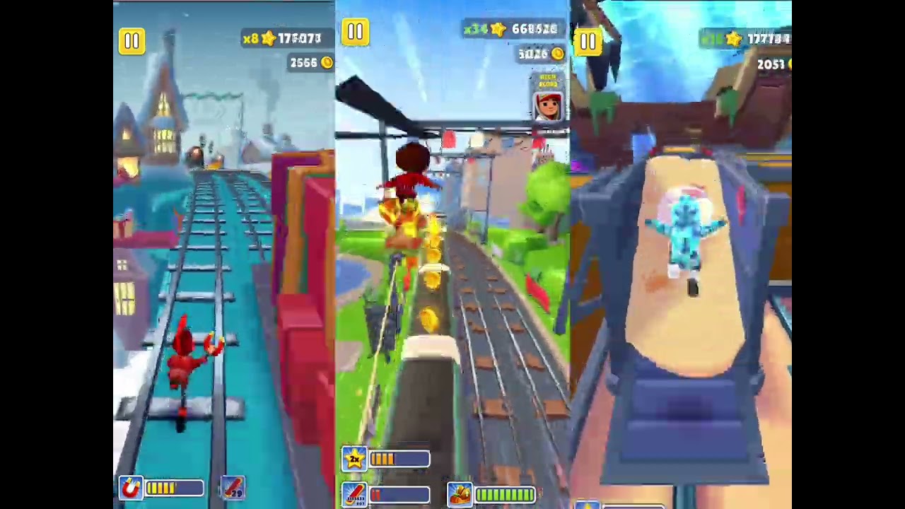 Subway Surfers: 2023 Underwater 🆚 2024 Paris 🆚 2025 North Pole|| Who Wins The Race ⁉️