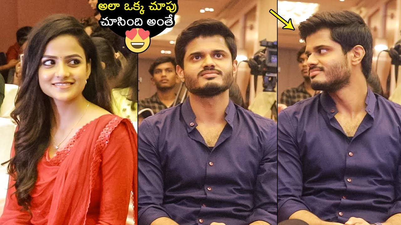 చూస్తూ ఉండిపోయాడు😍Anand Devarakonda Crazy Looks Towards Vaishnavi Chaitanya | Baby Appreciation Meet