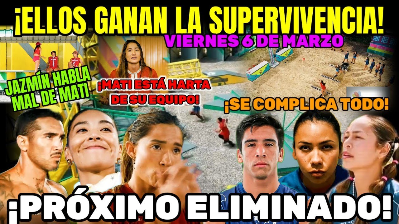 HOY EN EXATLÓN 💥 ELLOS GANAN LA SUPERVIVENCIA JAZMÍN CONTRA MATI! AVANCE 137 EXATLÓN MÉXICO #exatlón