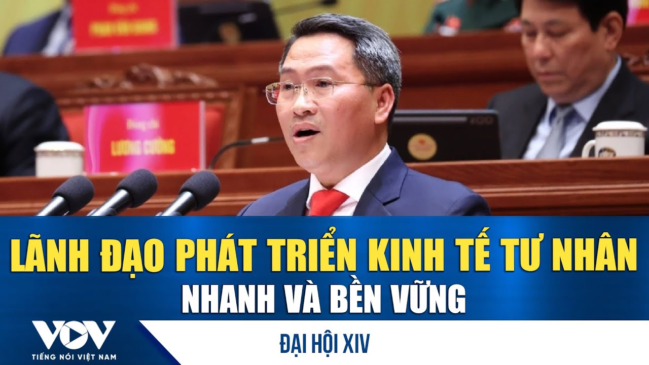 Đại hội XIV: Lãnh đạo phát triển kinh tế tư nhân nhanh và bền vững | VOV