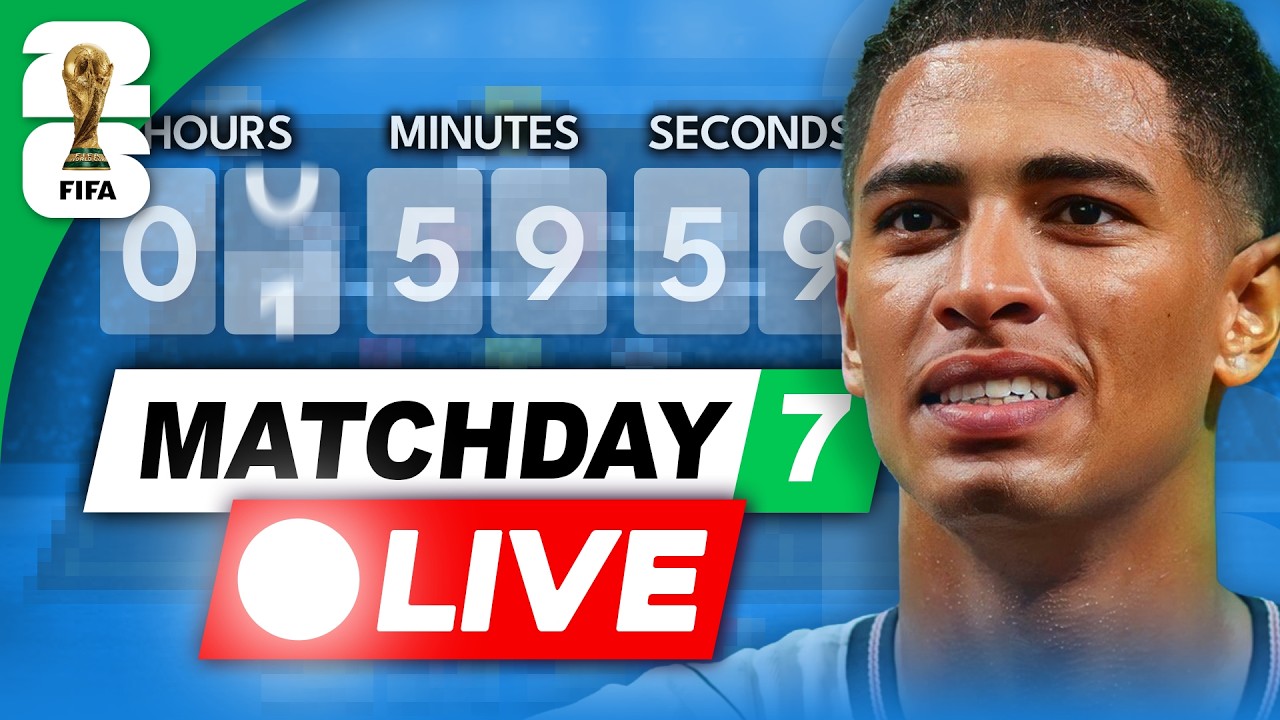 WORLD CUP FANTASY MD7 DEADLINE! ⏰ |  My Final Transfers & Team, Team News, Q&A 🚨 Matchday 7