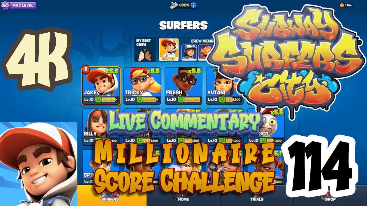 [COMMENTARY] Subway Surfers City - Gameplay Walkthrough Episode 114   Millionaire (08-13-2025)