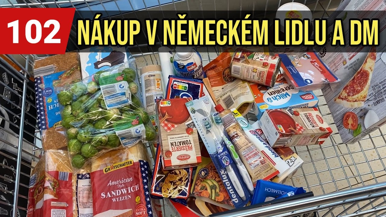 Nákup v německém LIDLU a DM