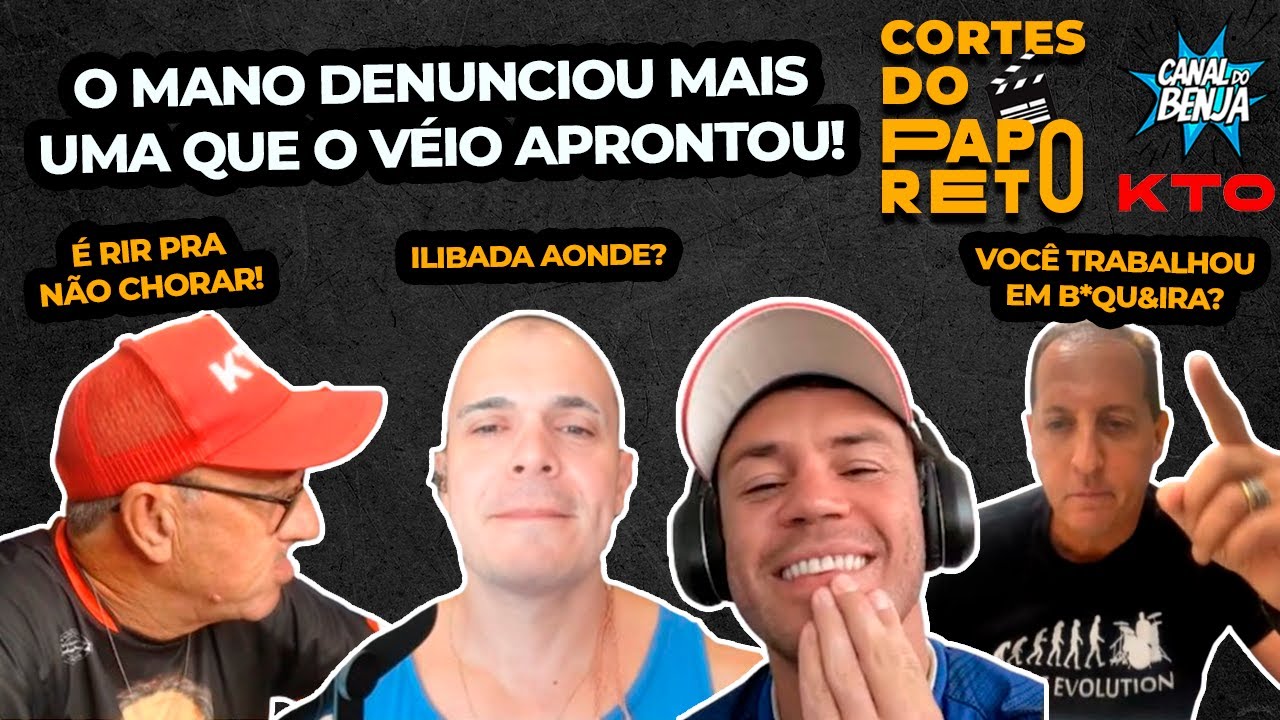 O MANO DENUNCIOU MAIS UMA QUE O VÉIO APRONTOU! - 133 CORTE DO PAPO RETO