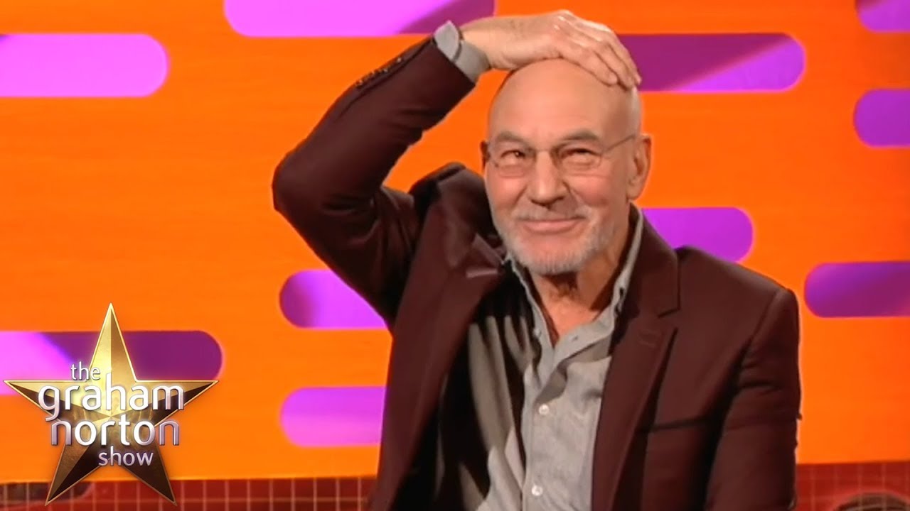Sir Patrick Stewart Had A Comb-Over Like Donald Trump&rsquo;s! | The Graham Norton Show