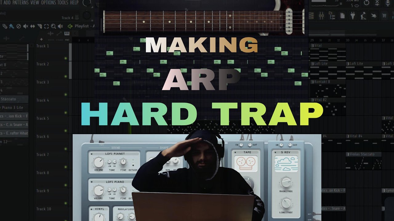 HOW I MADE ARP FOR TRAP IN FL STUDIO