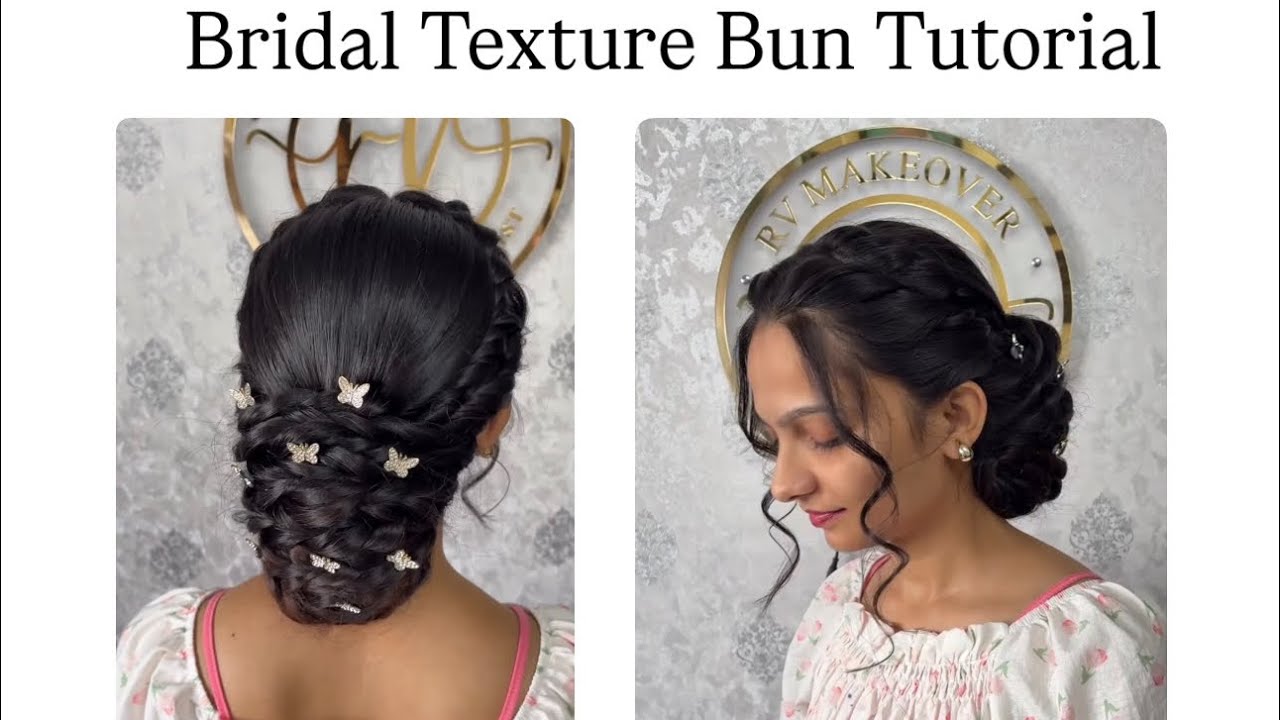 Bridal Bun || Bridal Textures Bun || Bridal Bun Tutorial 