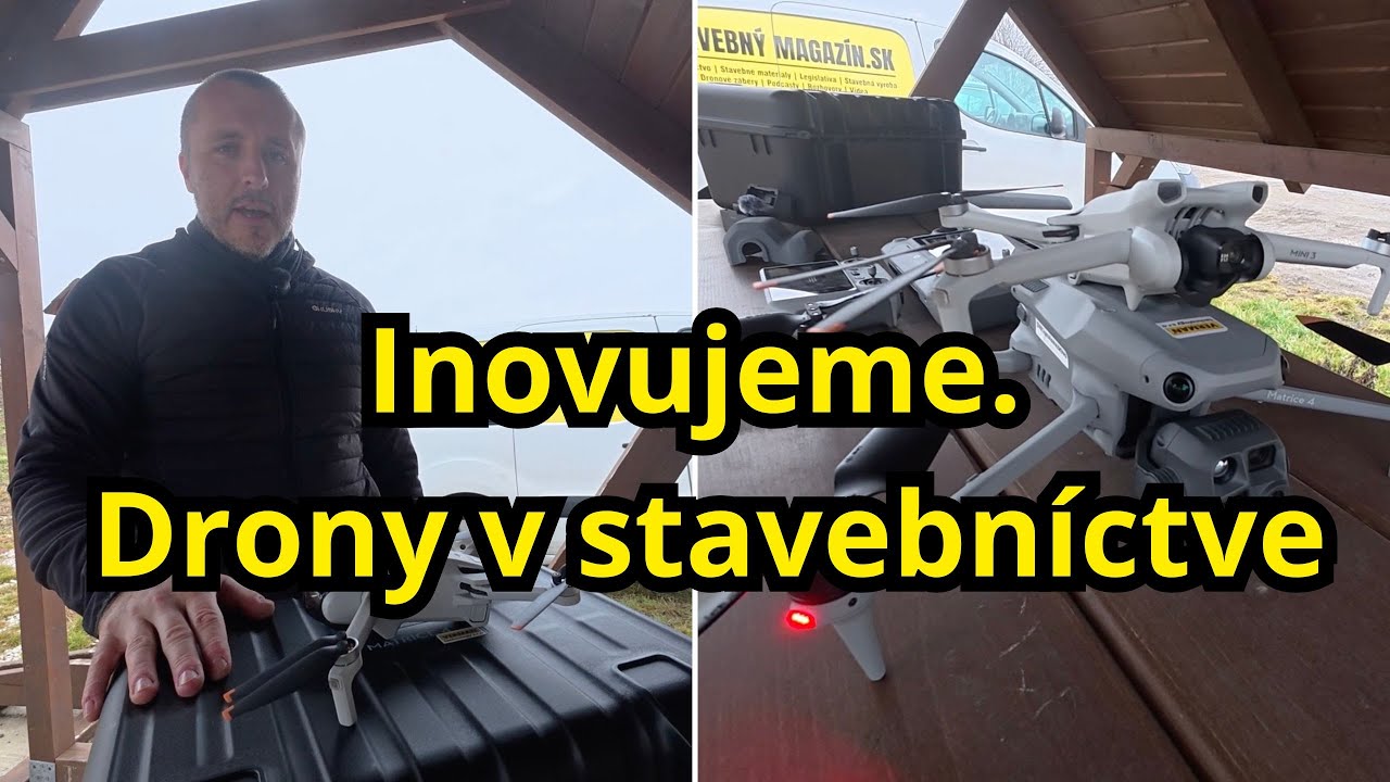 Rok 2026 začíname s novým dronom od značky DJI. Drony v stavebníctve