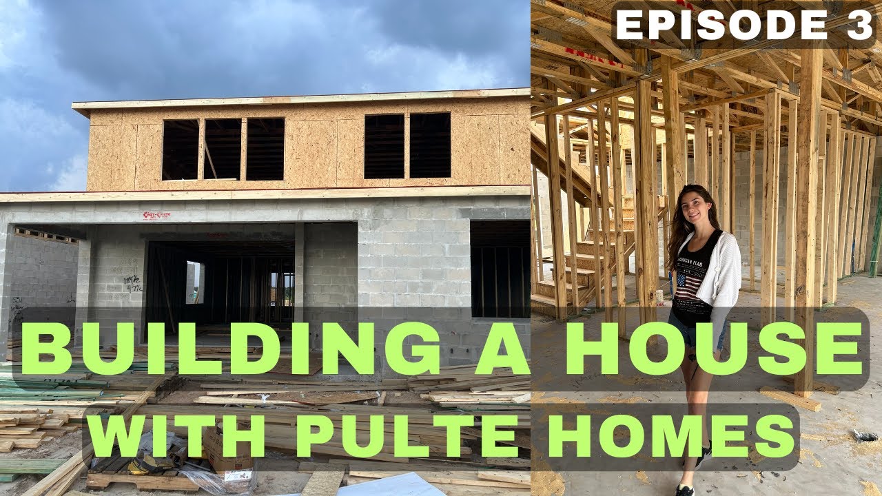 Building a House with Pulte Homes! || Second story + framing the inside!