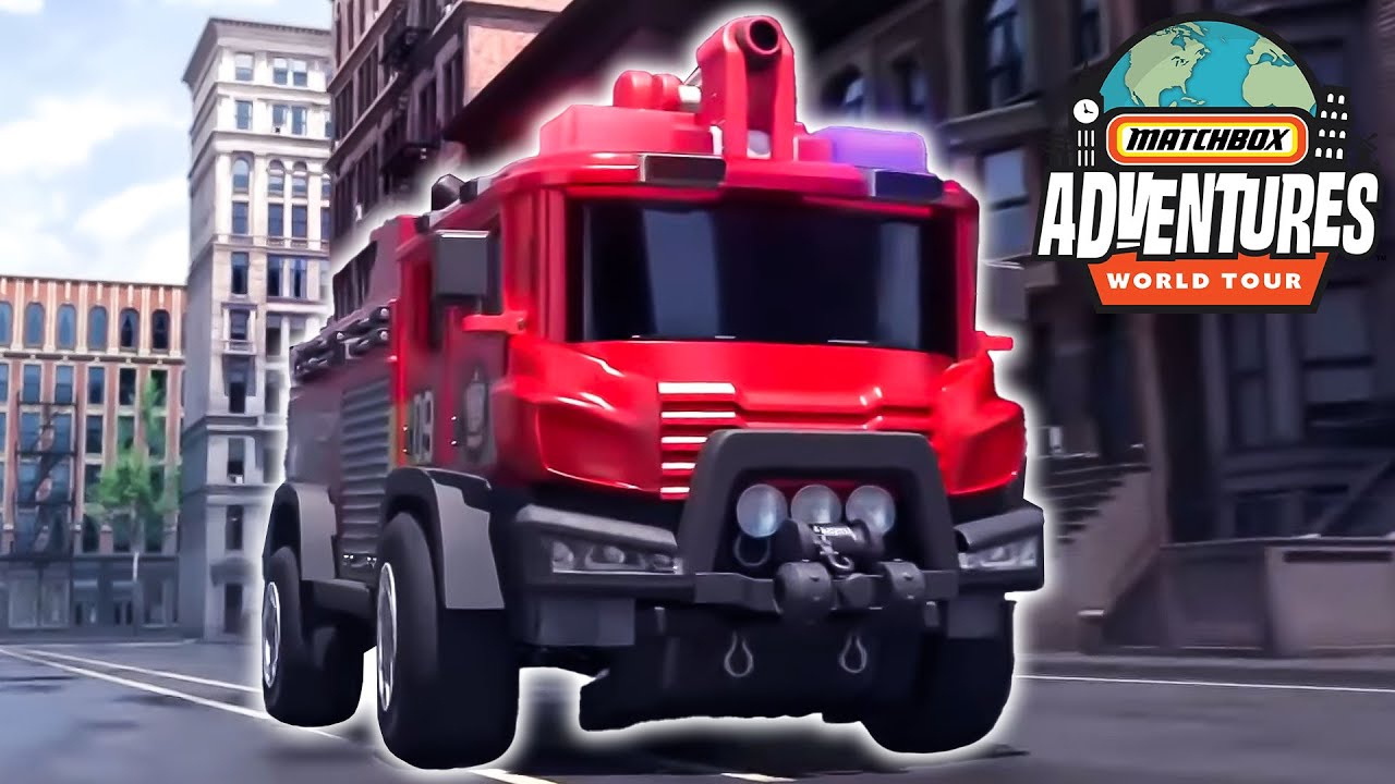 EPIC Fire Truck Rescue Mission! + More Cars Videos for Kids – Matchbox 🚒