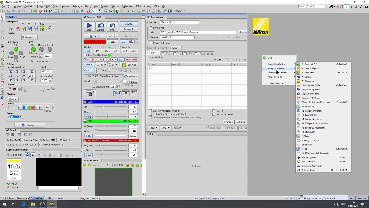 Nikon A1R Tutorial- Centre For Life