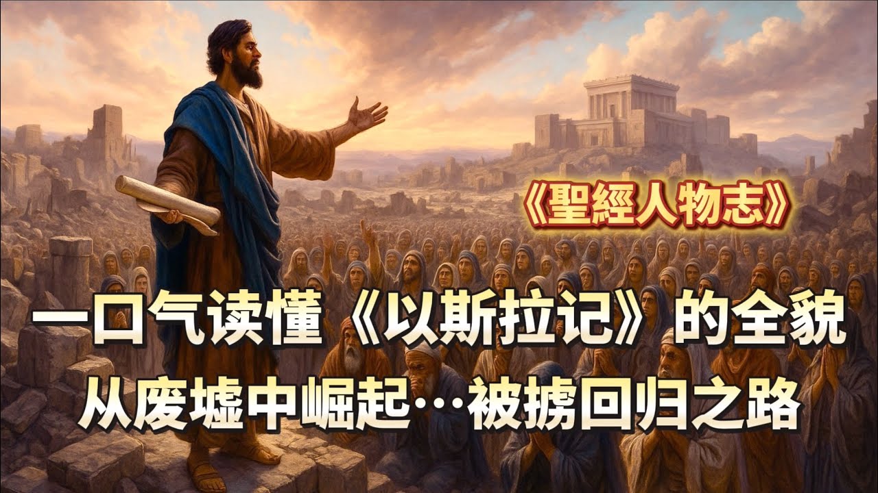 一口氣讀懂《以斯拉記》的全貌，看以色列人如何從廢墟中崛起…被擄回歸之路！《聖經人物志》162
