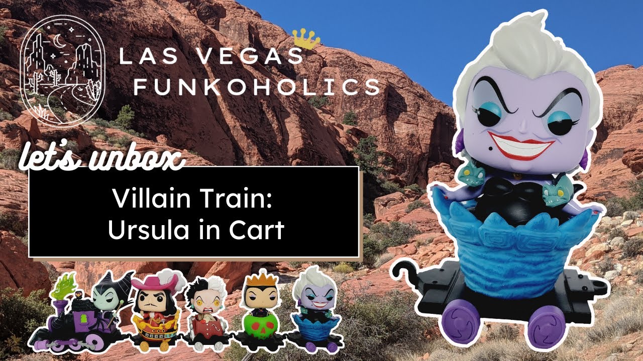 Let's Unbox: Funko Pop! Trains #17 Ursula in Cart (Disney Villains Train)
