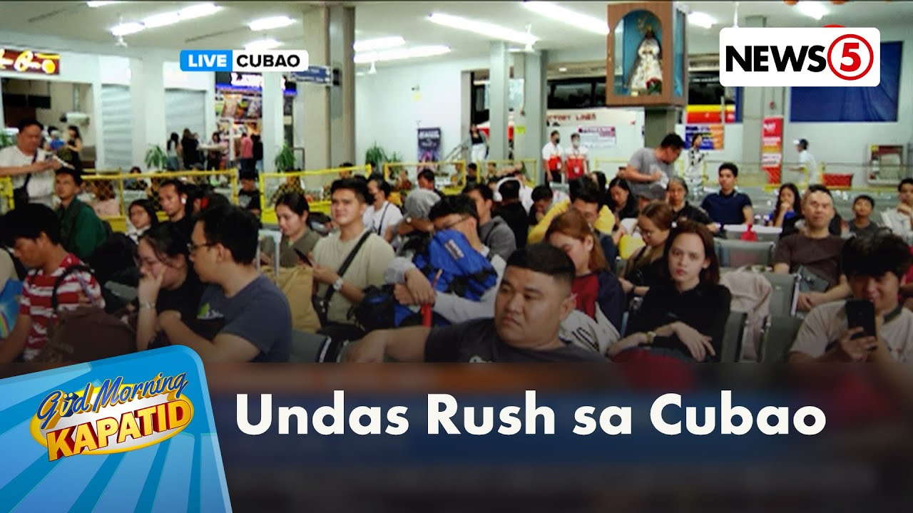 MORNING BIYA-HEY: Sitwasyon sa Cubao bus terminal sa Quezon City