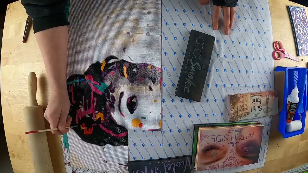 Diamond Painting / Lücken zwischen den Steinchen füllen / Tipps und Tricks #1