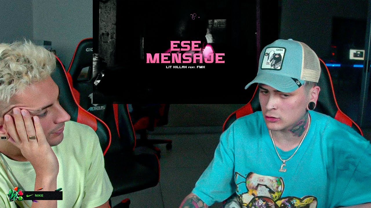 COSCU Y LIT KILLAH REACCIONAN a LIT killah, FMK - Ese Mensaje [Visualizer]
