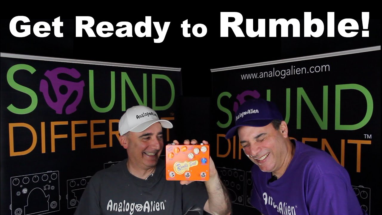 Multi Effects Guitar Pedals: Overdrive Delay Reverb | Analog Alien Rumble Seat
