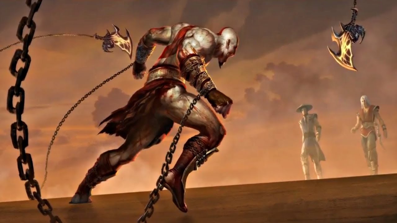 Mortal Kombat - Kratos Ending (Kratos Story Guest Character Ending Scene)