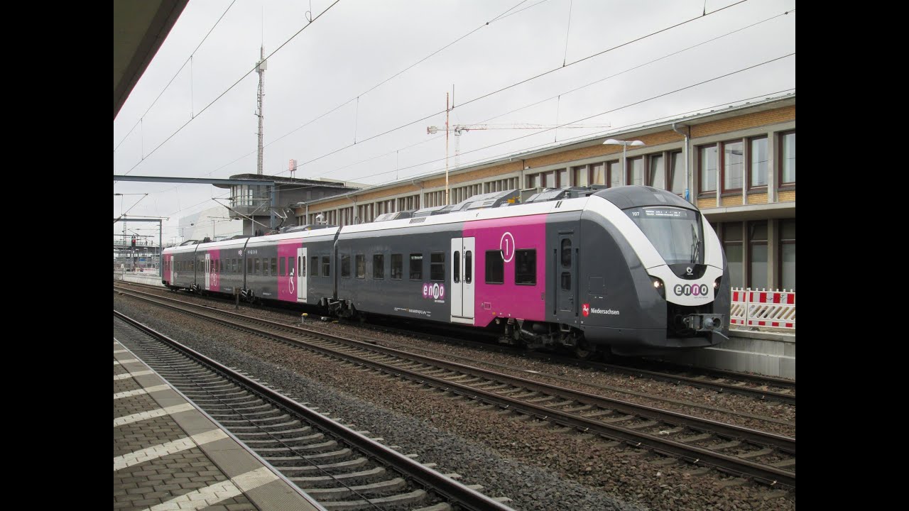 Wolfsburg Hbf - mit ICE's (1+2), IC's (BR 101), Enno, Güterzug und DB Regio