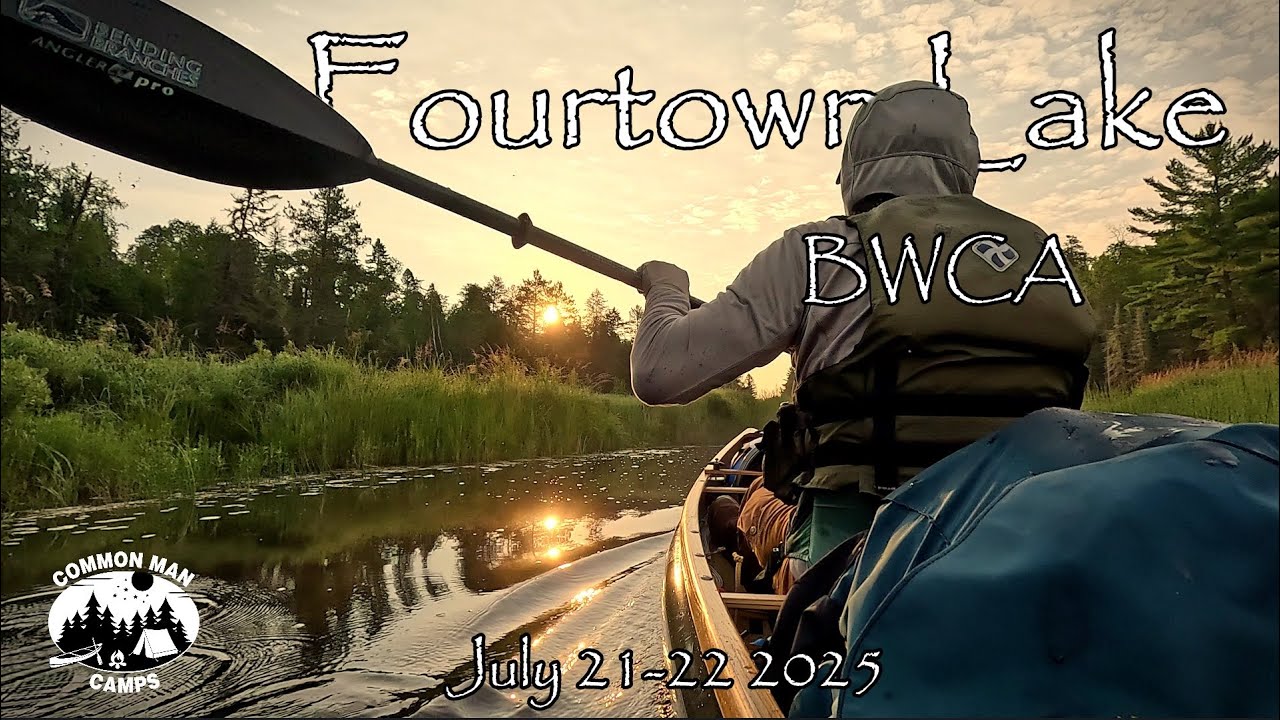 Fourtown Lake BWCA Solo Wilderness Canoe Trip