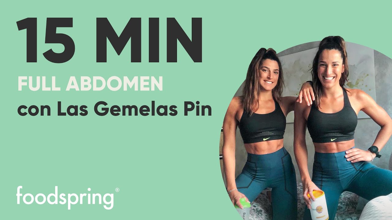 15 MIN CON LAS GEMELAS PIN | FULL ABDOMEN | foodspring®