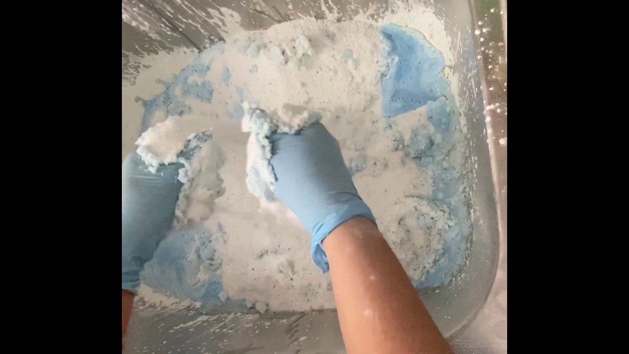 Making Paste with Comet Powder, Roma Powder and Liquid Tide - Asmr Paste Play - Laundry Soap