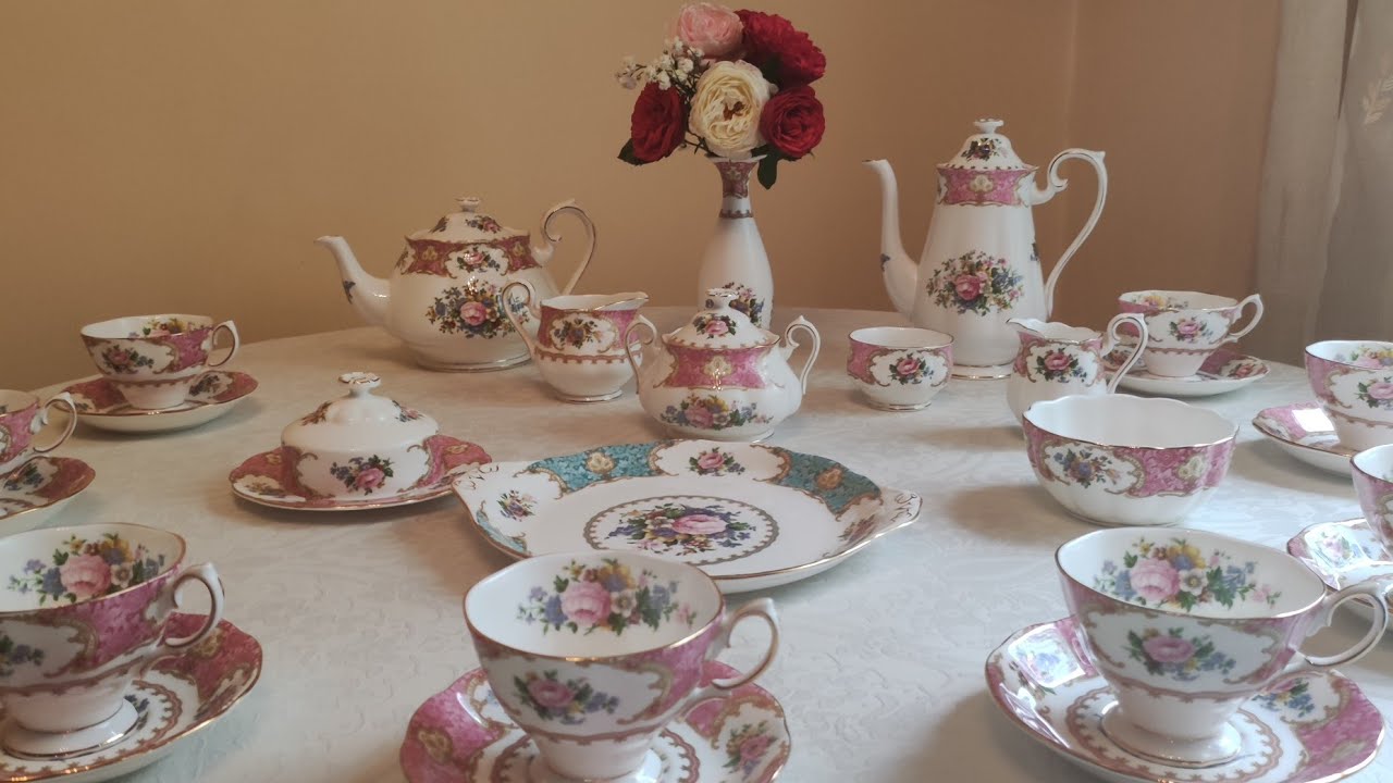 Royal Albert porcelain. Lady Carlyle and Lady Ascot. Фарфор Роял Альберт. Леди Карлайл и Леди Аскот