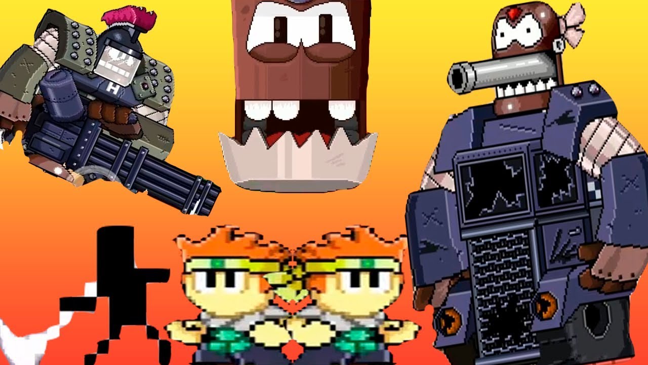 Dan The Man All Boss Battle Full + Dan The Man stage 8 Final Boss