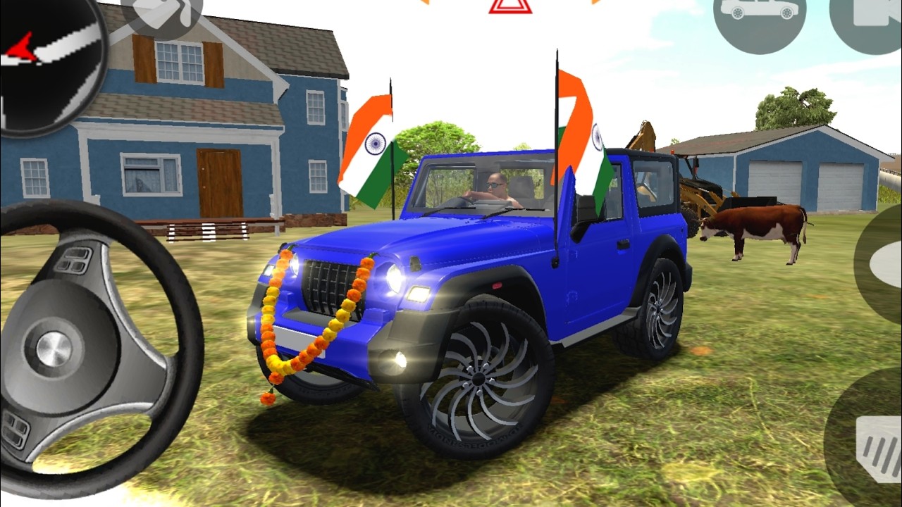 Modified Mahindra Thar😈Games:Indian Blue Thar (Gadi Wala Games) Car Game Android Game - #2025