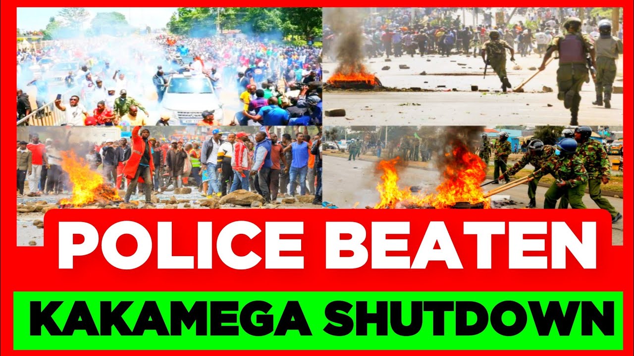 BREAKING! Chaos Erupt as Sifuna Overpowers Ruto's Police in Kakamega Today
