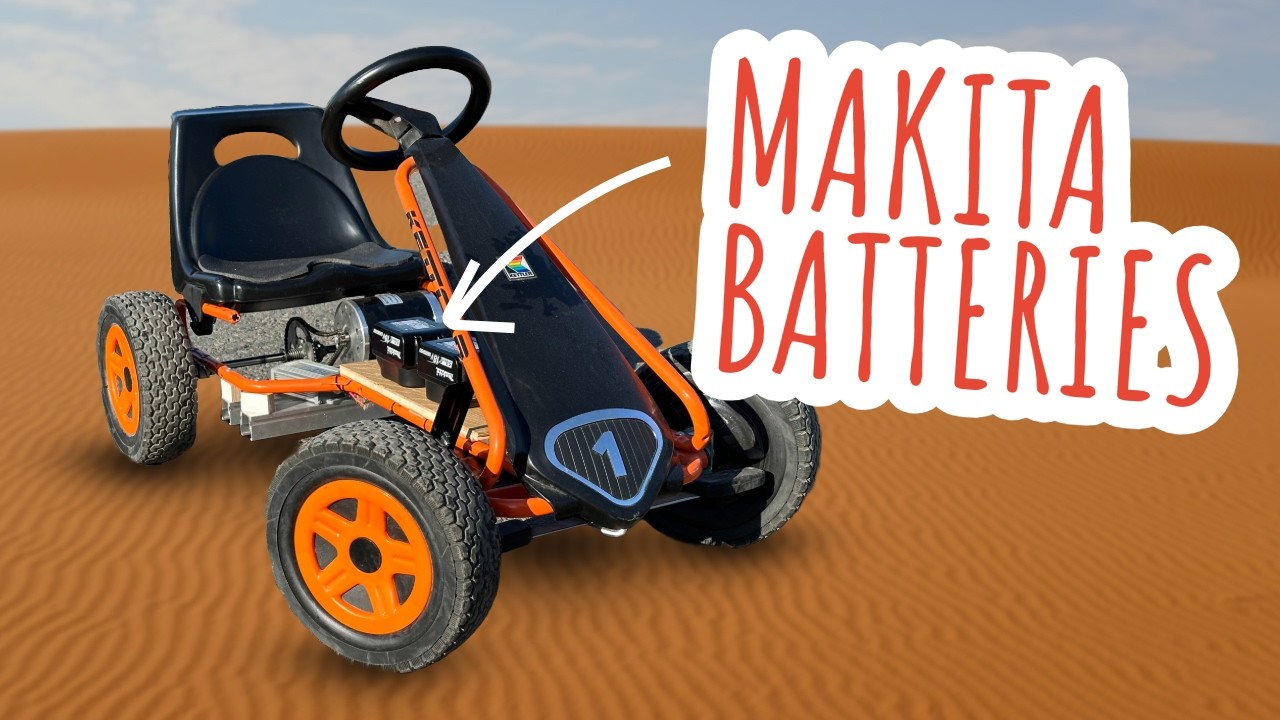 Makita-Powered Electric Kettcar // Transforming a Toy Car