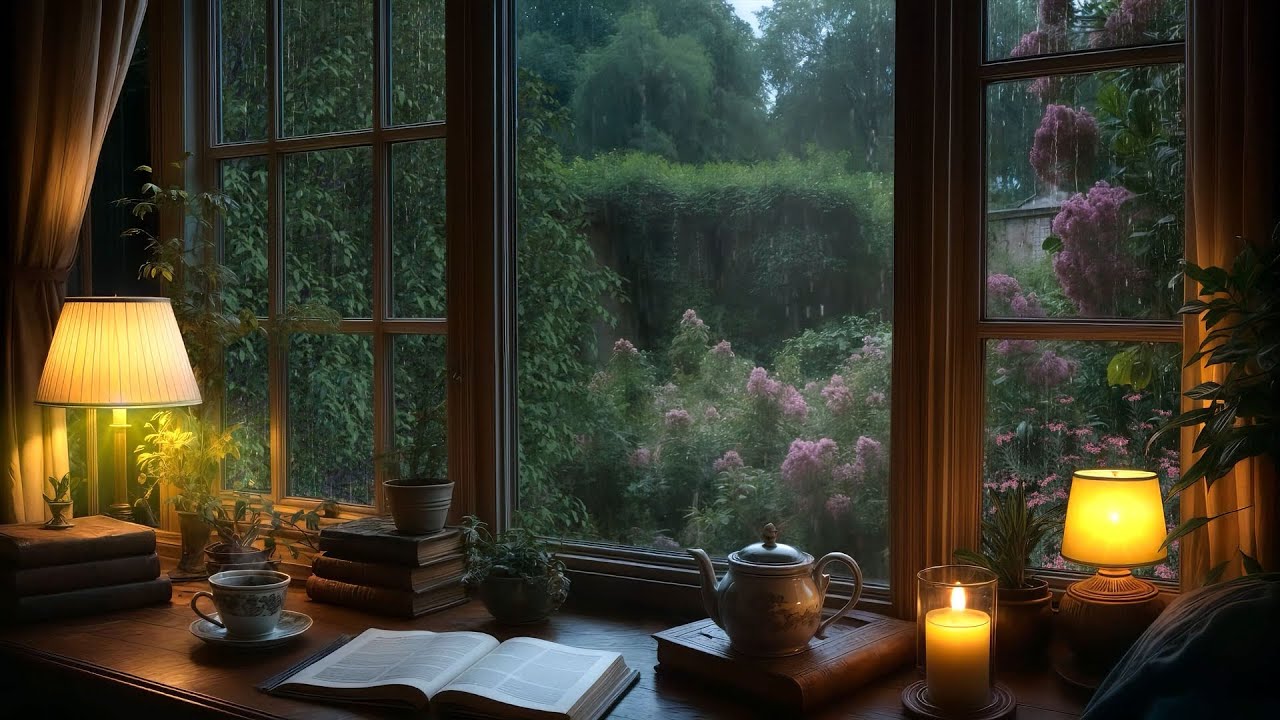 Calm Morning Rain & Mist | Relaxing Rain Sounds for Study, Work & Relaxation