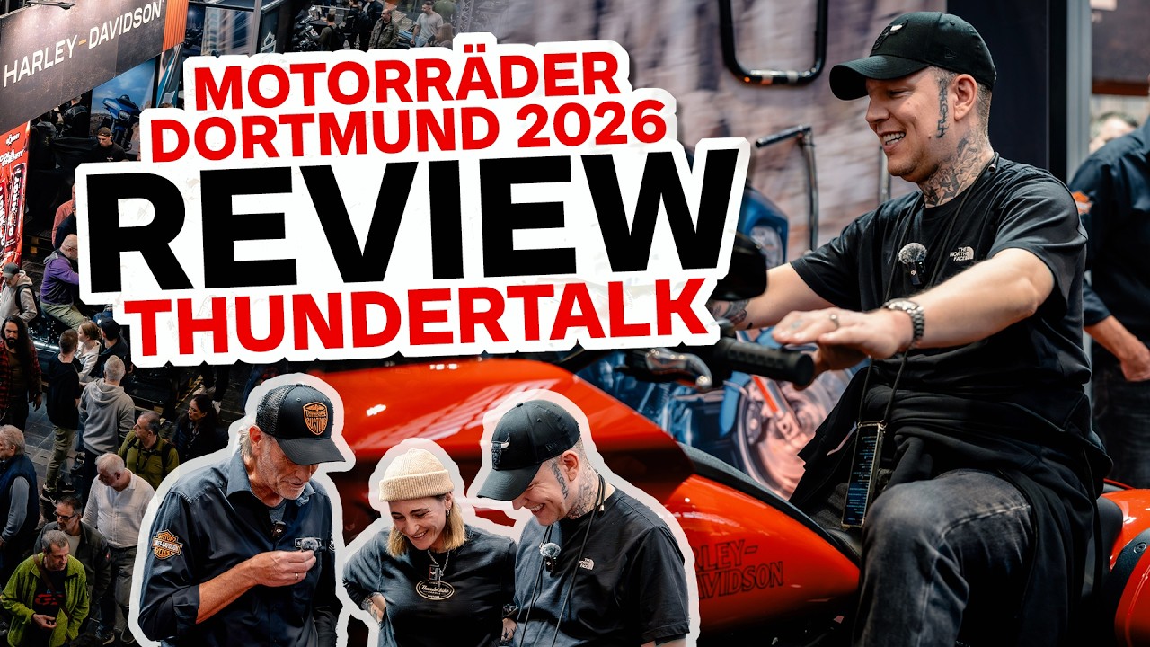 Motorr&auml;der Dortmund 2026 - Harley-Davidson, Custombikes & @montanablack 