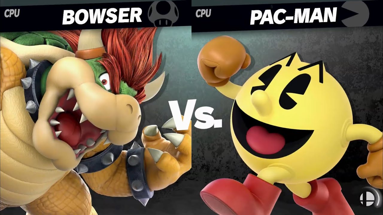 Super Smash Bros. Ultimate - Pac-Man loses to Bowser