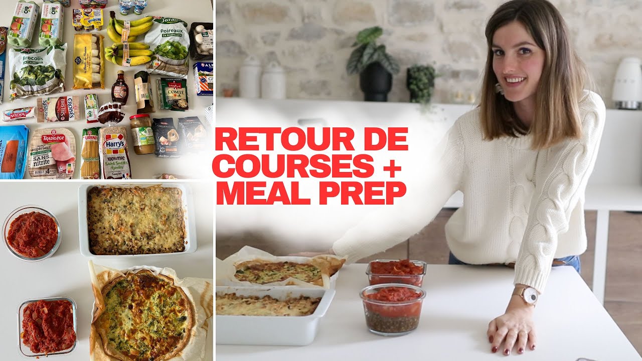 Meal prep express + retour de courses drive Leclerc + astuces petit budget |  tribulationsdanais