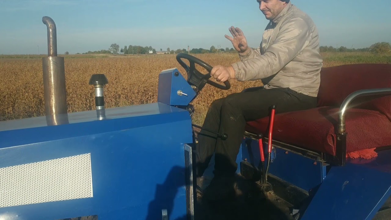 Саморобний трактор.