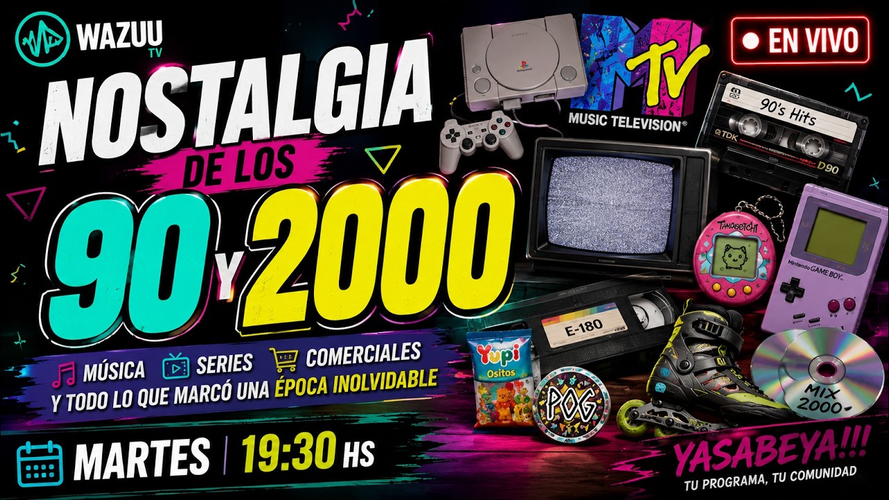 📼 &iexcl;VOLVEMOS A LOS 90 Y 2000! | La nostalgia pega fuerte 🔥
