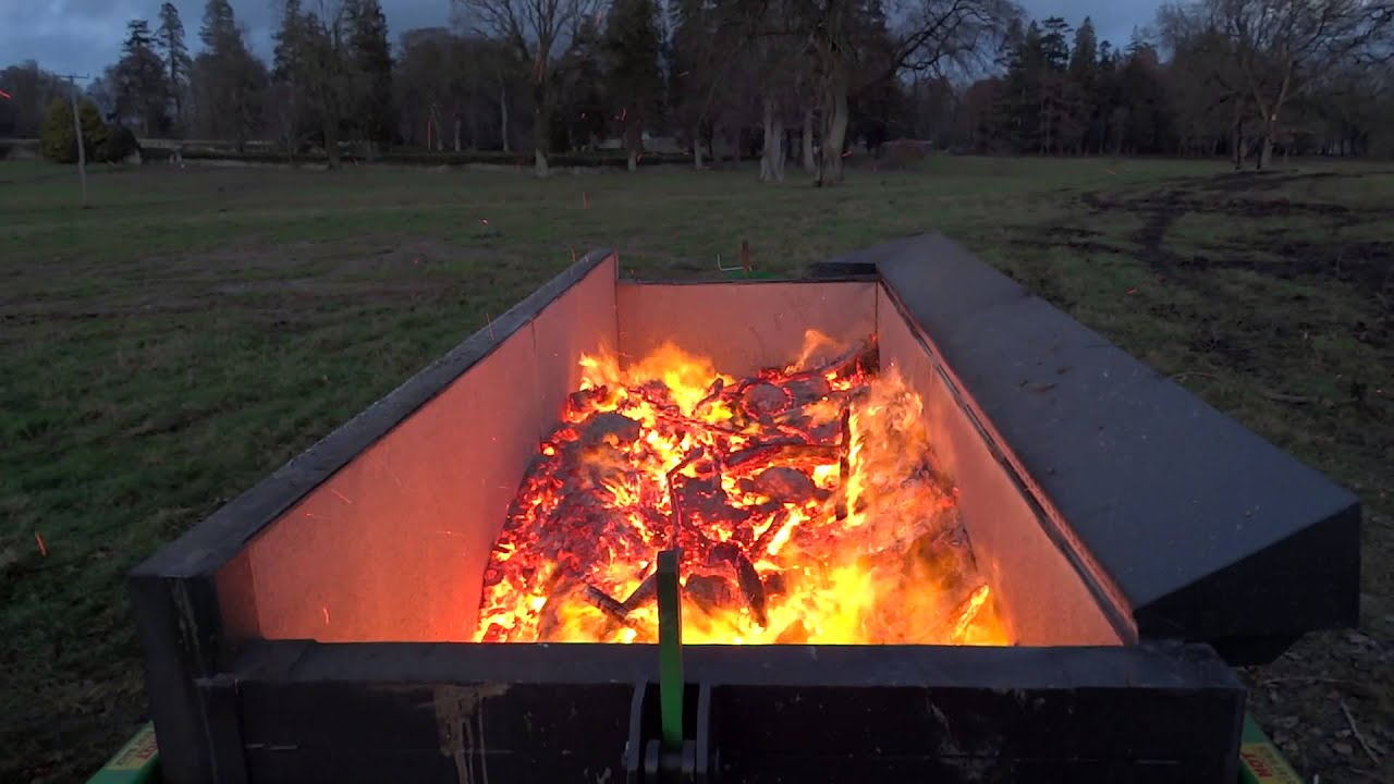 Burnboss mobile trailer Air Burner / Airburner / Incinerator