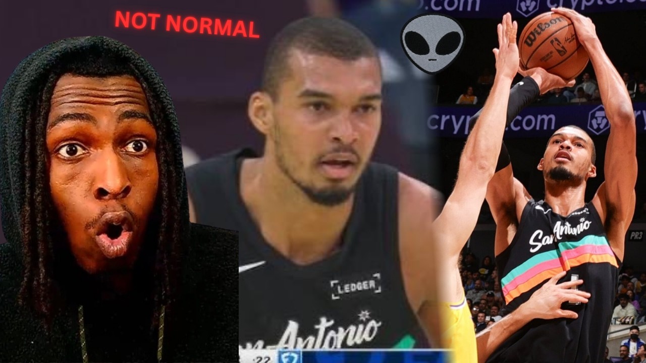 WEMBY PUT UP WILT NUMBERS… 40 PTS IN 25 MINUTES vs LAKERS 😳 REACTION